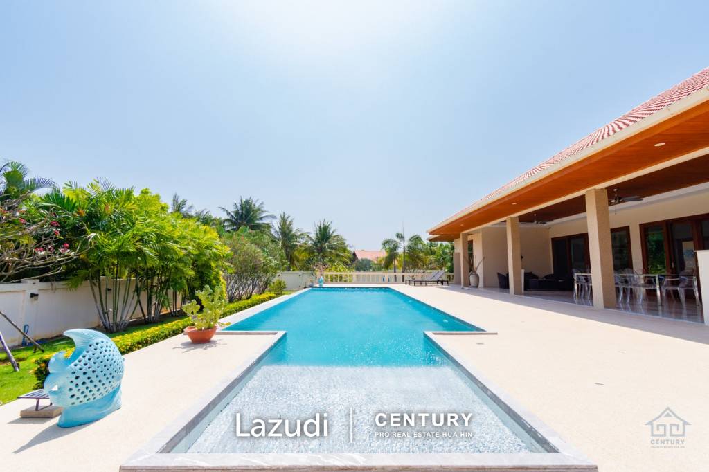 Luxury Sam Roi Yot Villa with Private Pool and Lush Greenery