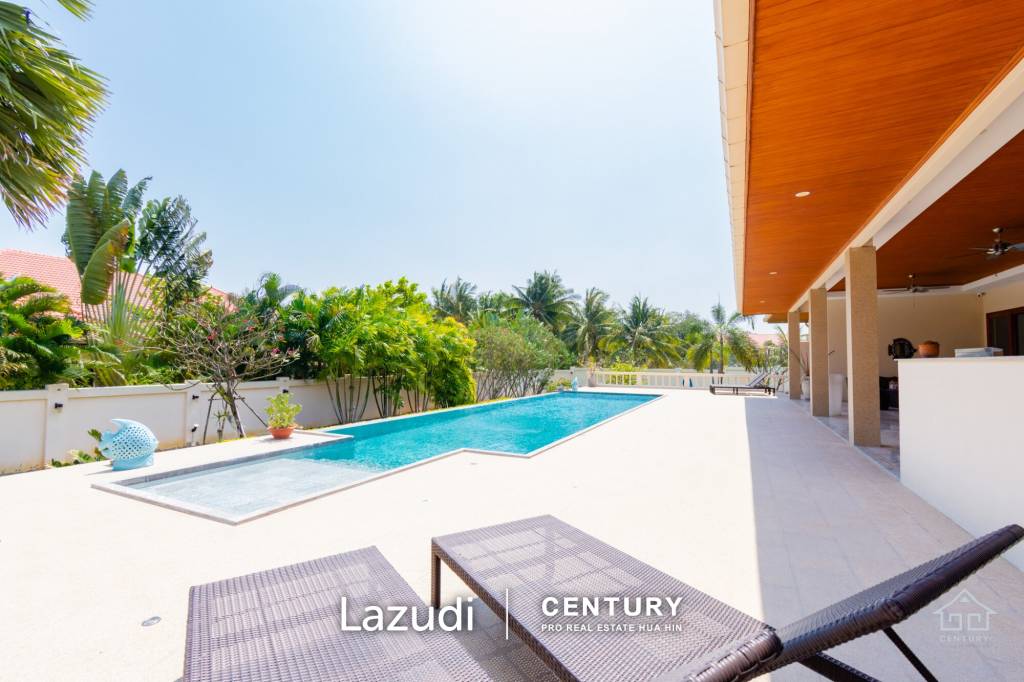 Luxury Sam Roi Yot Villa with Private Pool and Lush Greenery