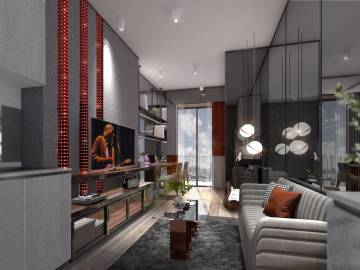 1 Bed 1 Bath 45.89 SQ.M. IDEO Chula-Samyan