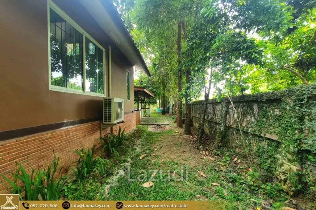 บ้านให้เช่าชั้นเดียวรายล้อมไปด้วยธรรมชาติ