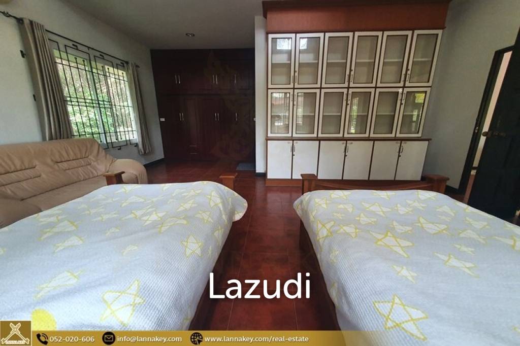 บ้านให้เช่าชั้นเดียวรายล้อมไปด้วยธรรมชาติ