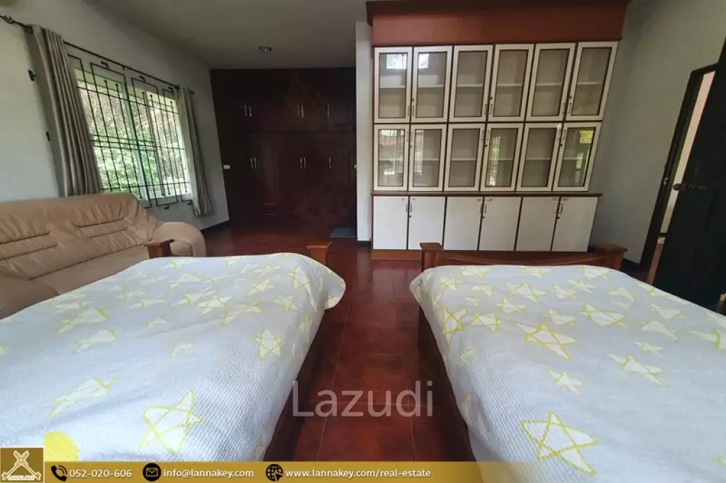 บ้านให้เช่าชั้นเดียวรายล้อมไปด้วยธรรมชาติ