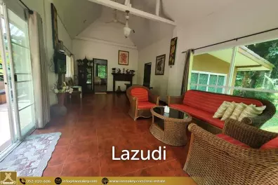บ้านให้เช่าชั้นเดียวรายล้อมไปด้วยธรรมชาติ