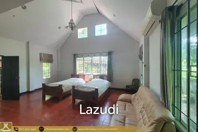 บ้านให้เช่าชั้นเดียวรายล้อมไปด้วยธรรมชาติ