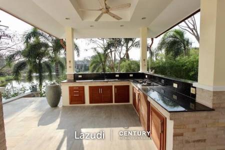 LAKESIDE : 4 Bed Lakeside Pool Villa on a Large Land Plot