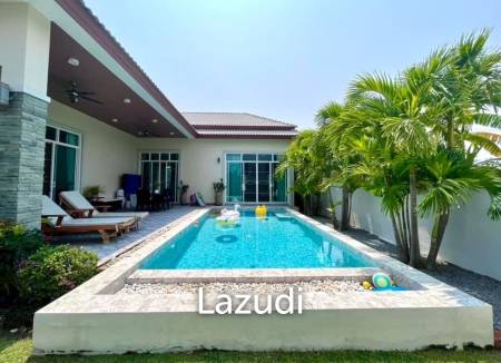 SINGLE - STOREY HOUSE ON SOI 94 : 3 Bed Villa with Pool in Hua Hin