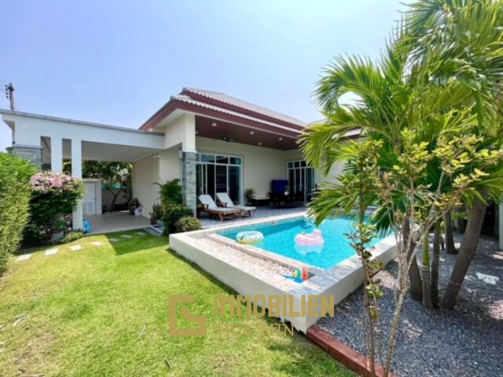 SINGLE - STOREY HOUSE ON SOI 94 : 3 Bed Villa with Pool in Hua Hin