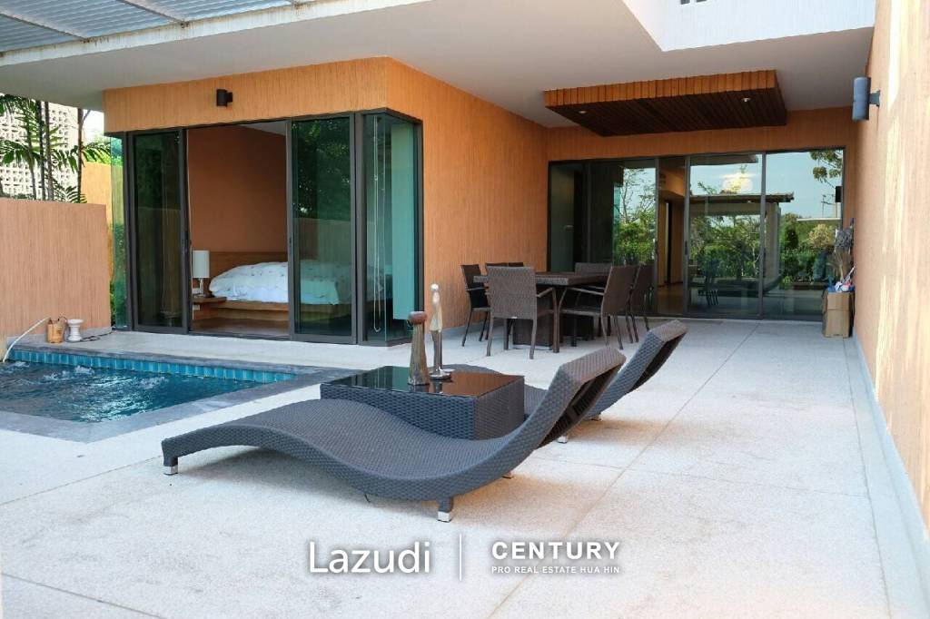 BAAN CHAAN TALAY : 3 Bed Beachfront Pool Access Condo