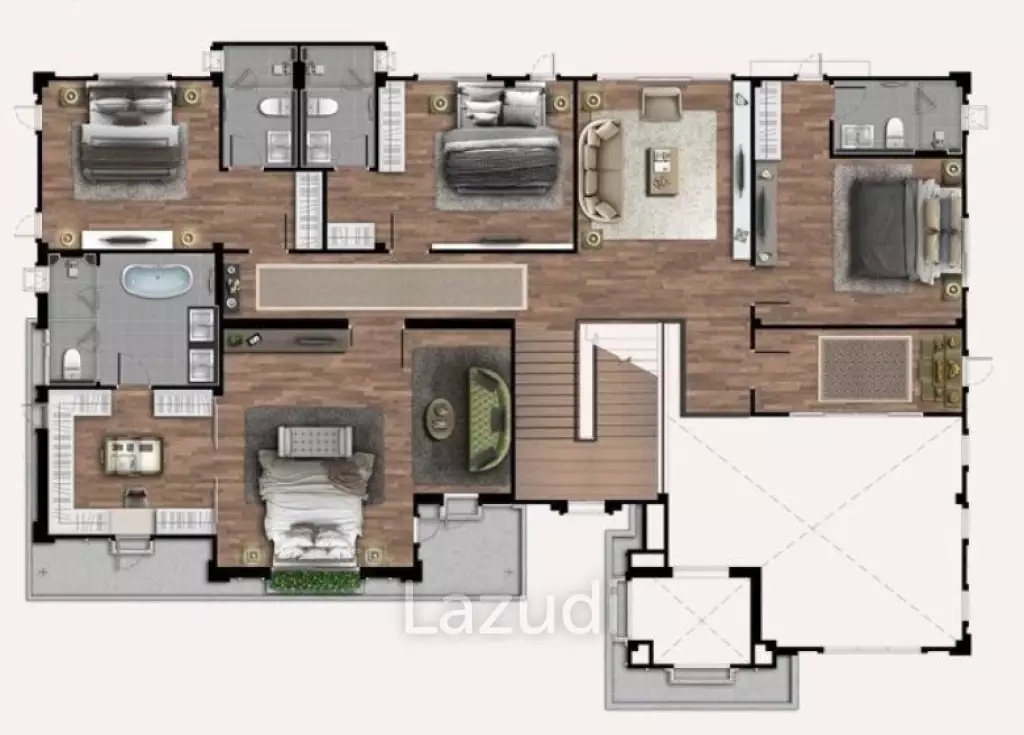 4 Bed 5 Bath 528 SQM The Palazzo Srinakarin