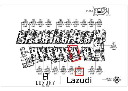 27 metro cuadrado 1 ` 1 Baño Condominio de Venta