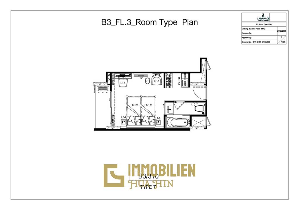 32 m² 1 Chambre 1 Salle de bain Condominium Pour Vente