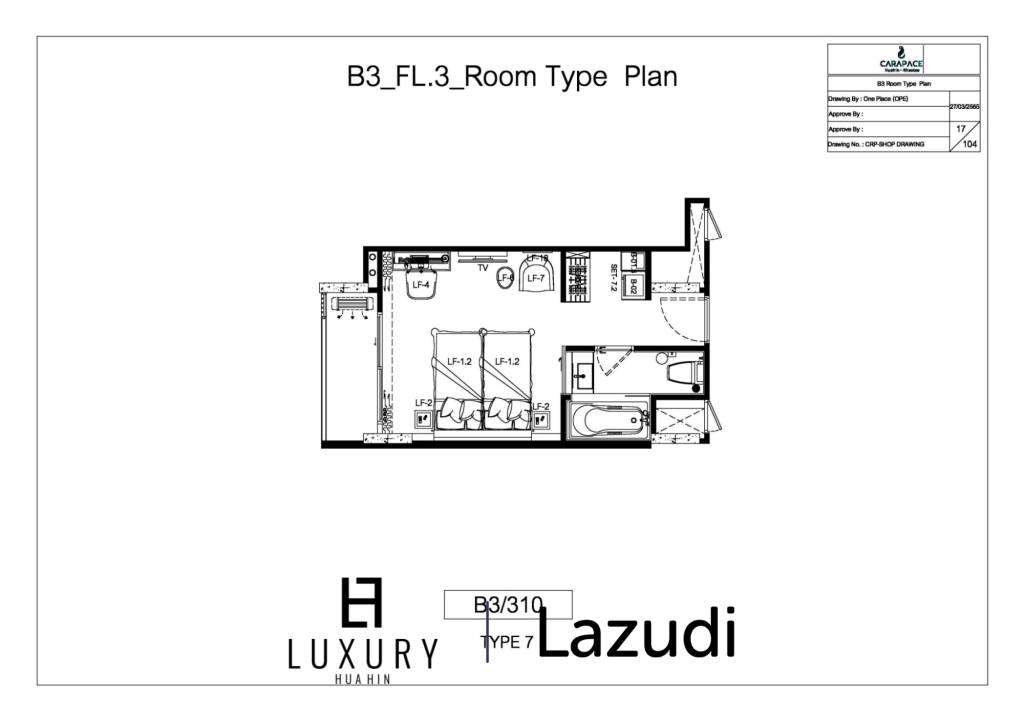 32 metro cuadrado 1 ` 1 Baño Condominio de Venta