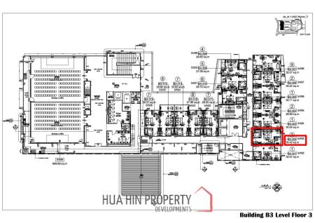 1 Bed 1 Bath 30.42 SQ.M. CARAPACE Huahin-Khaotao