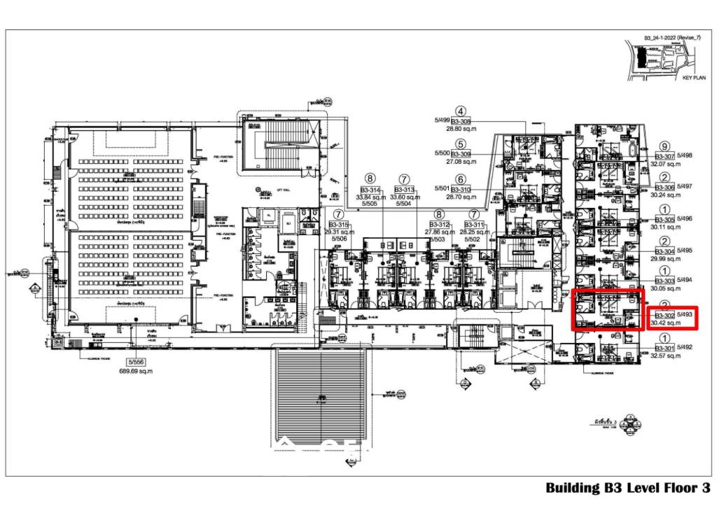 30 ตร.ม 1 เตียง 1 อาบน้ำ คอนโดมิเนียม For ขาย