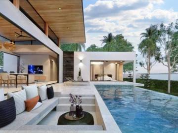 Modern-Style Freehold Pool Villa in Lamai