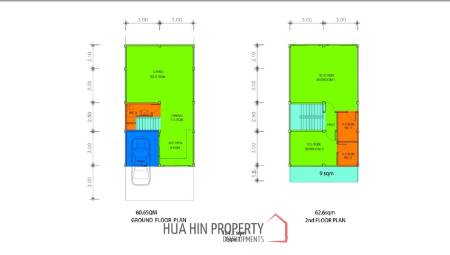 Townhome 2 Bed 3 Bath 126 SQ.M Amity Lakes