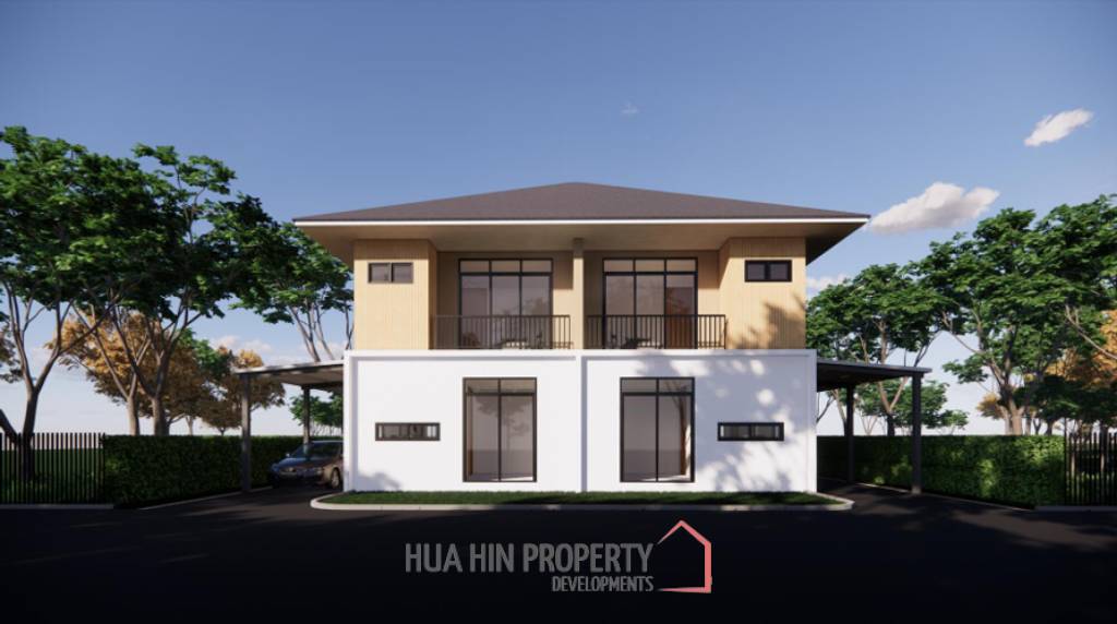 142 sqm modern 3 bedroom Twin House in Thap Tai Hua Hin