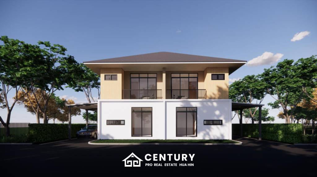 142 sqm modern 3 bedroom Twin House in Thap Tai Hua Hin