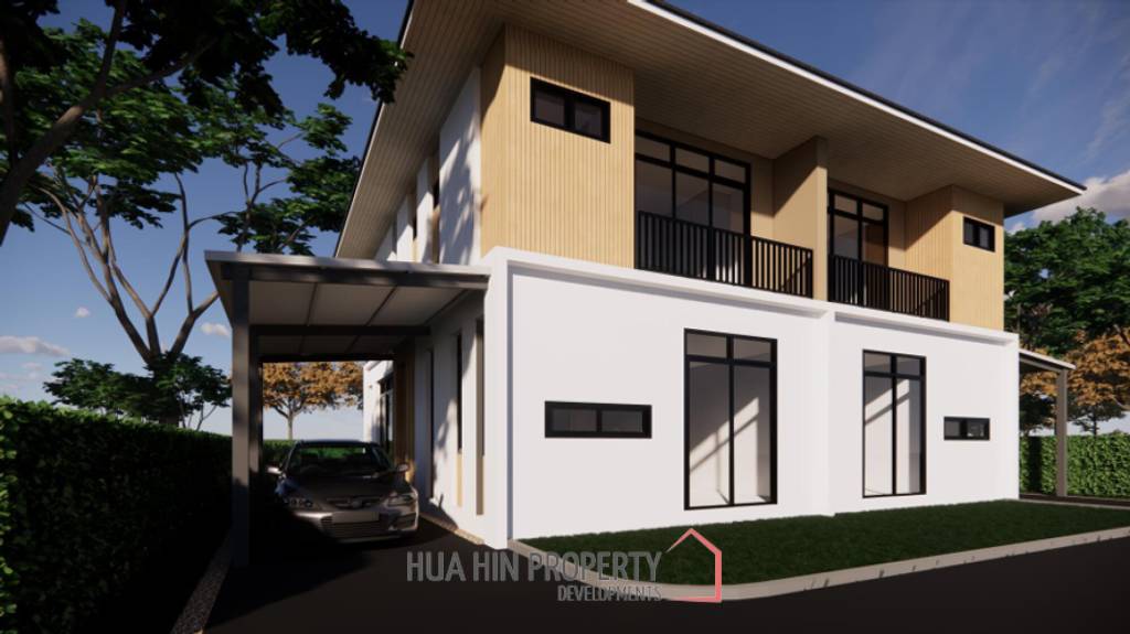 142 sqm modern 3 bedroom Twin House in Thap Tai Hua Hin
