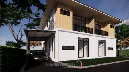 142 sqm modern 3 bedroom Twin House in Thap Tai Hua Hin