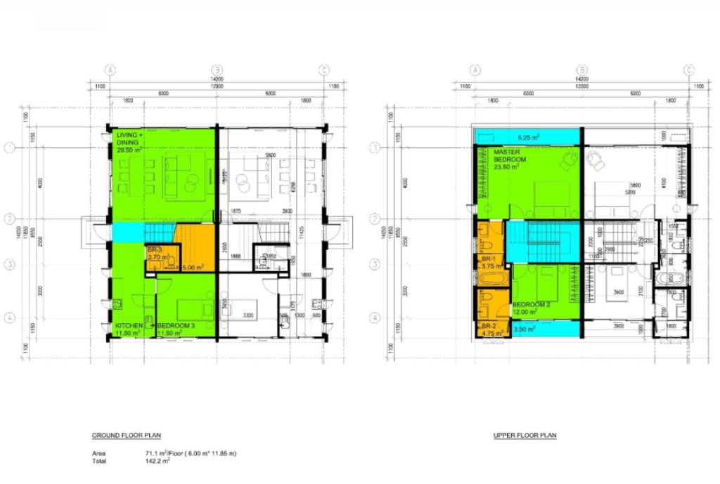 142 sqm modern 3 bedroom Twin House in Thap Tai Hua Hin