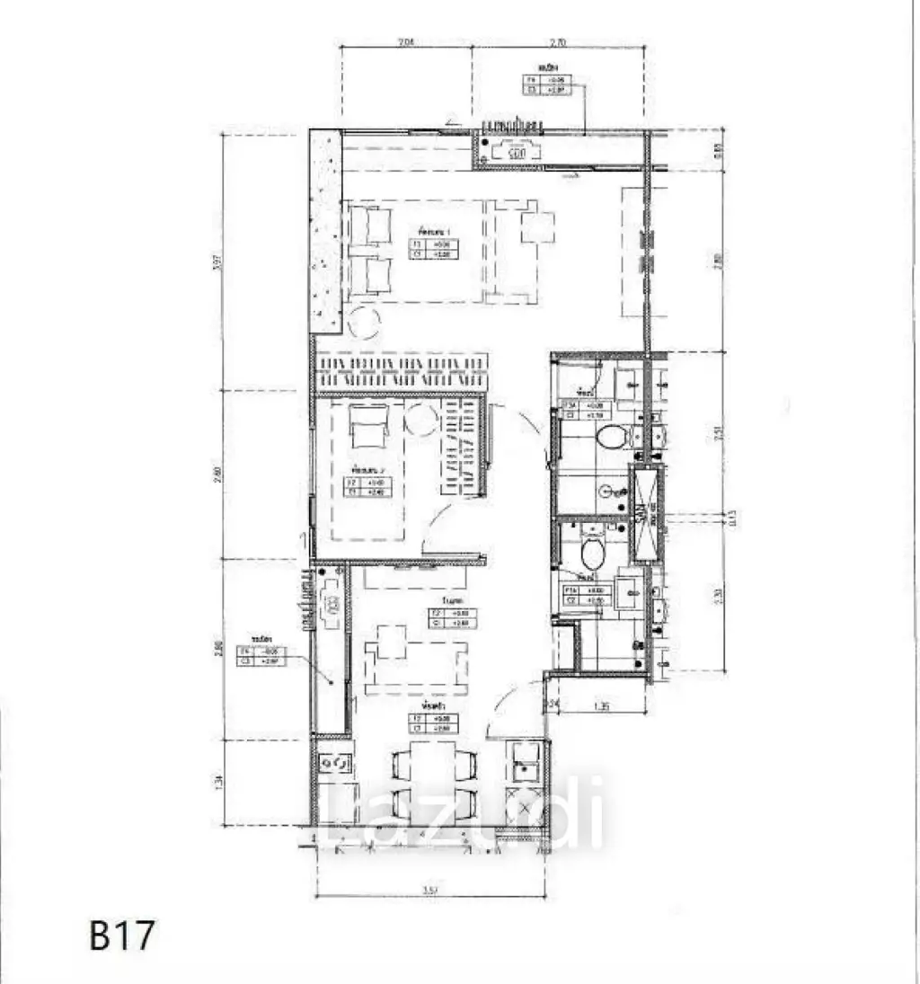 1 Bed 1 Bath 49 SQ.M Noble Revolve Ratchada 2