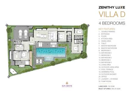 4 Bed 5 Bath 485.25 SQ.M. Zenithy Luxe