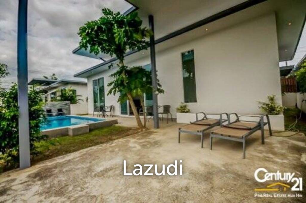 Modern 2 Bed Pool Villa Nr Town