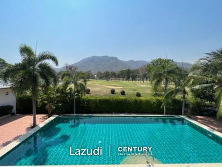 PALM HILL GOLF COURSE : 3 bed pool villa plus separate buildings that can be 2 further bedrooms