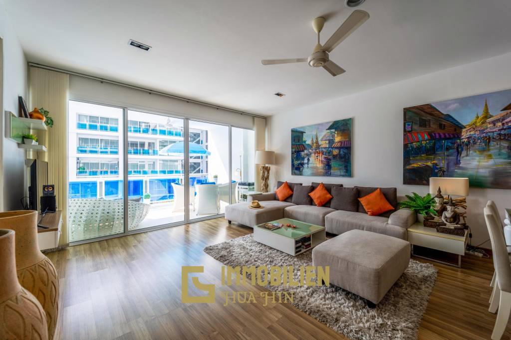 My Resort Condo : 2 Schlafzimmer Eigentumswohnung mit Poolblick