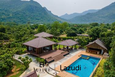 Mountain View Private Villa and Resort For Sale in Samroiyod Near Beach