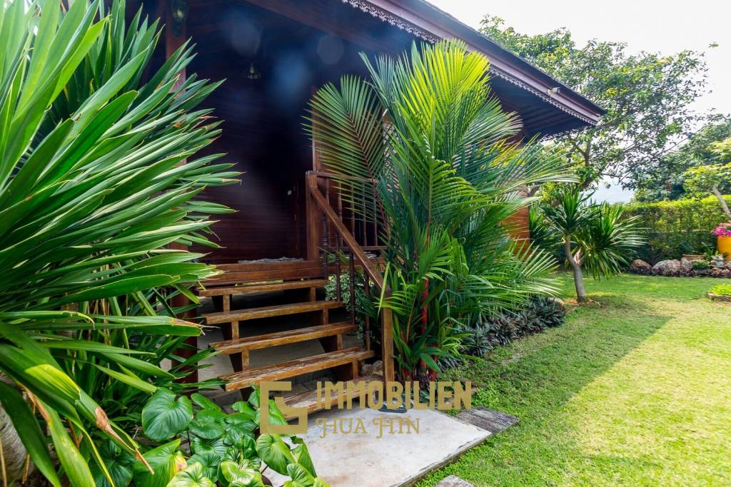 Mountain View Private Villa and Resort For Sale in Samroiyod Near Beach