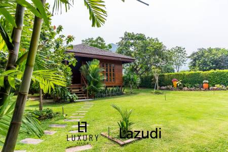 Mountain View Private Villa and Resort For Sale in Samroiyod Near Beach