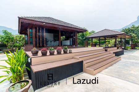 Private Villa mit Bergblick in der Nähe des Strandes mit angeschlossenem Resort in Sam Roi Yot