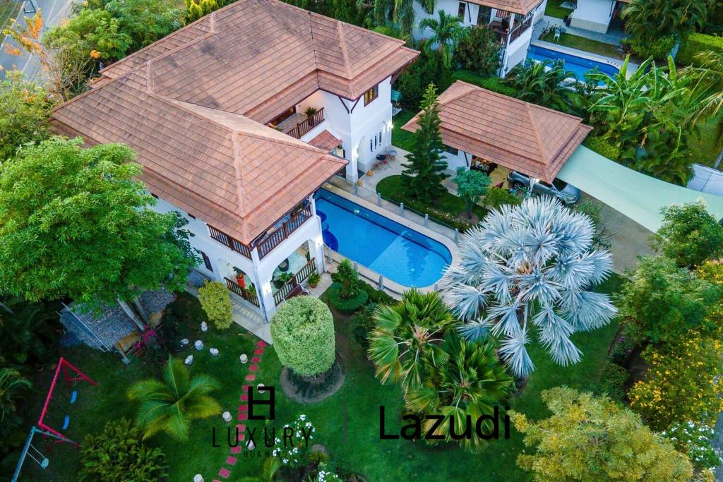 Two Story Private Villa Near Sainoi Beach For Sale on Large Land Plot