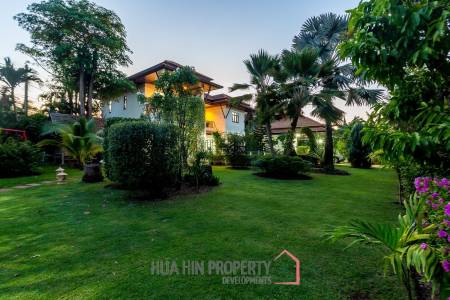 Two Story Private Villa Near Sainoi Beach For Sale on Large Land Plot