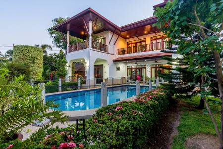 Two Story Private Villa Near Sainoi Beach For Sale on Large Land Plot