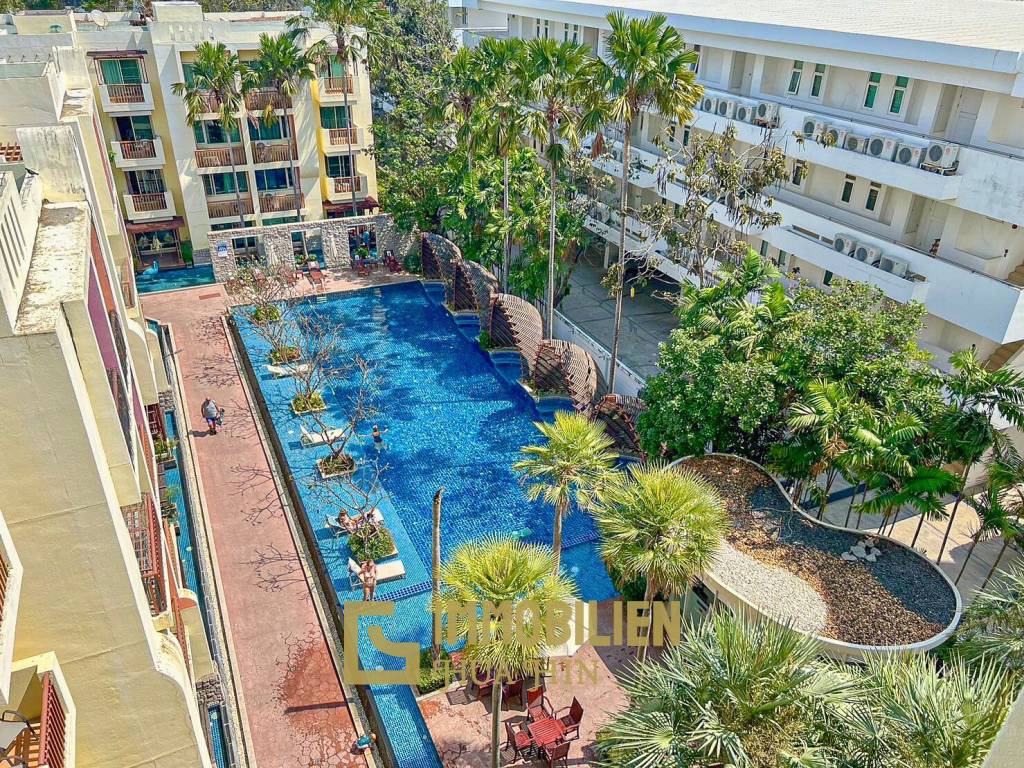 MYKONOS CONDO: 1-Schlafzimmer-Eigentumswohnung mit Meer-und Poolblick