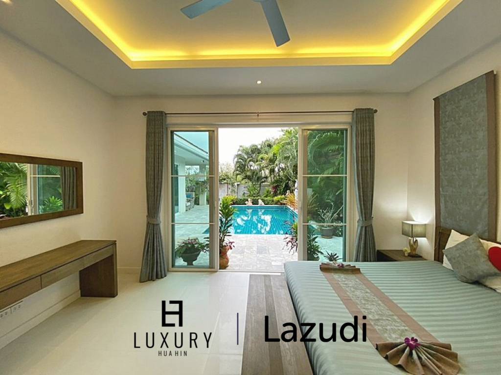 Woodlands: Gepflegte Pool Villa mit 3 Schlafzimmern und 2 Bädern