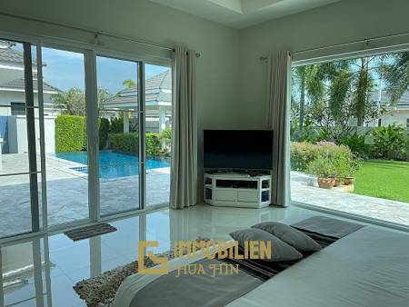 Modern Ready To Move In Pool Villa for sale in Samroiyot 800m from the Beach