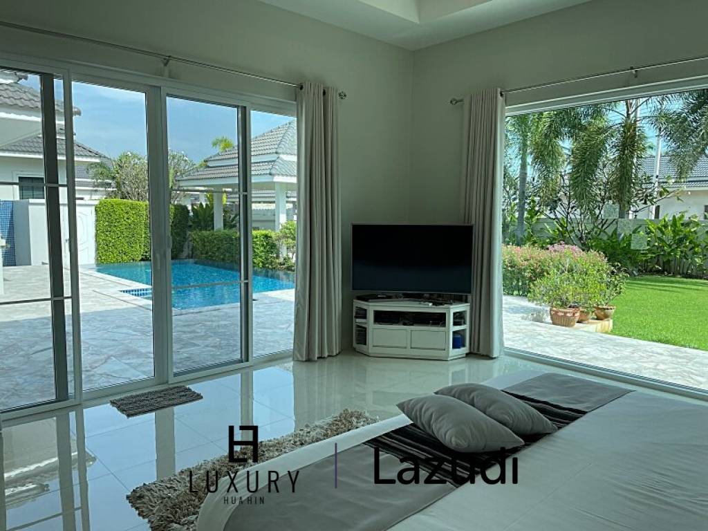 Modern Ready To Move In Pool Villa for sale in Samroiyot 800m from the Beach