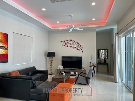 Modern Ready To Move In Pool Villa for sale in Samroiyot 800m from the Beach