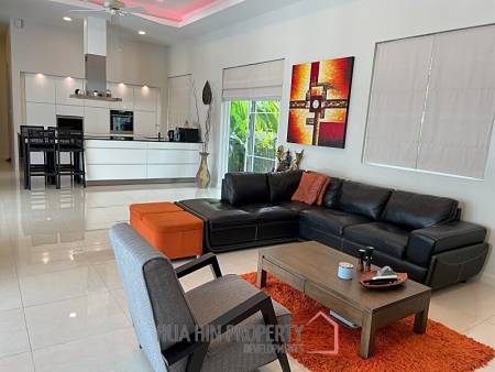 Modern Ready To Move In Pool Villa for sale in Samroiyot 800m from the Beach