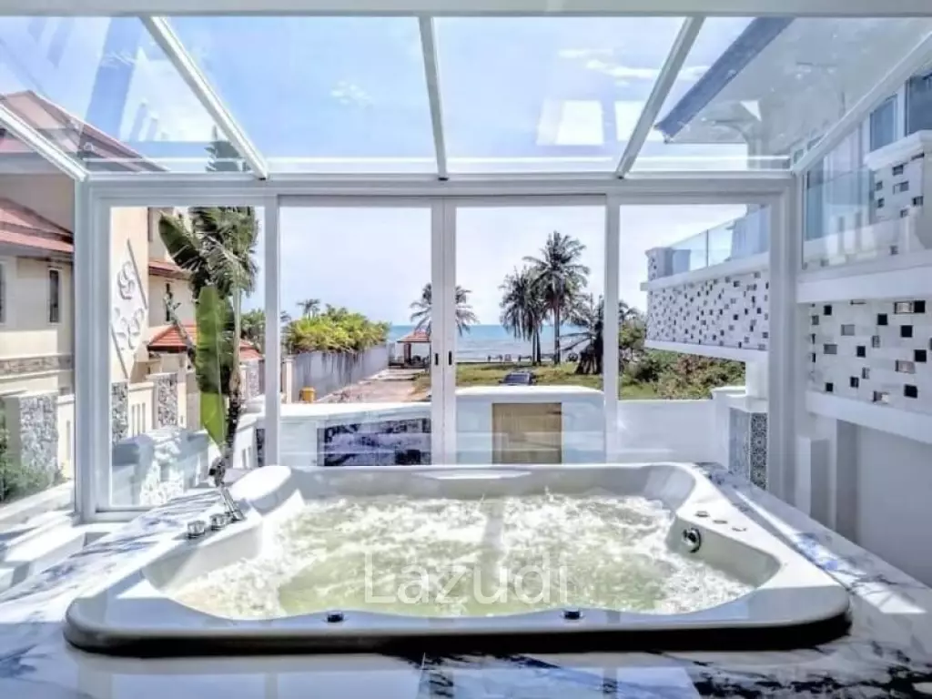 4 Bedrooms 5 Bathrooms 470 Sqm. Luxury Pool Villa Beachfront.