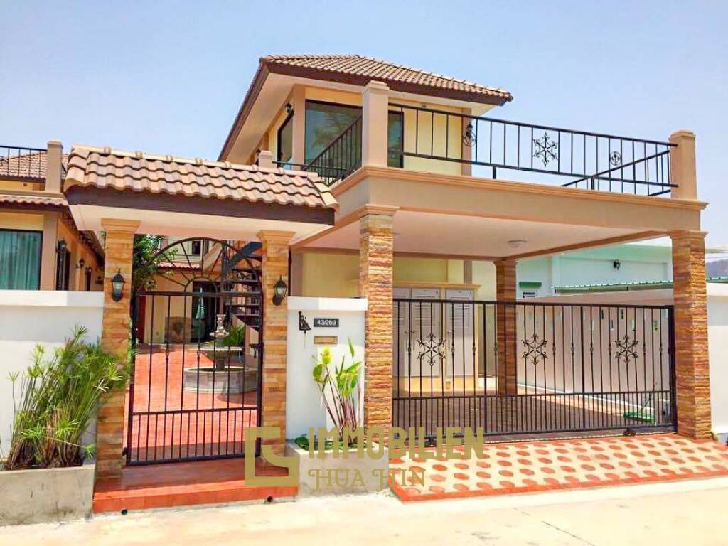 Freistehendes Haus im toskanischen Stil mit 3 Schlafzimmern in der Hua Hin Soi 102
