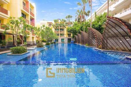 Mykonos Hua Hin: 1 Schlafzimmer Condo mit Gartenblick