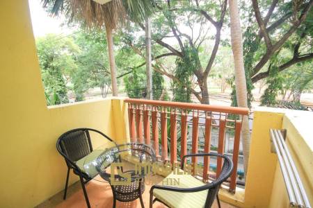 Mykonos Hua Hin: 1 Schlafzimmer Condo mit Gartenblick