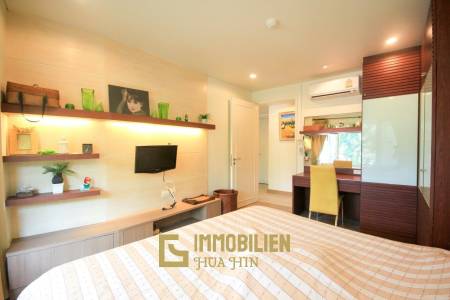 Mykonos Hua Hin: 1 Schlafzimmer Condo mit Gartenblick