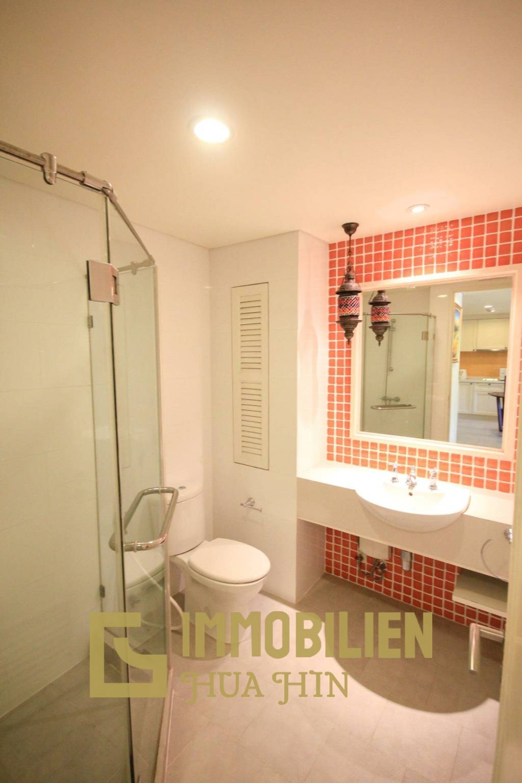 Mykonos Hua Hin: 1 Schlafzimmer Condo mit Gartenblick