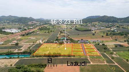 Beautiful plots of building land for sale in Pranburi, Khao Tao